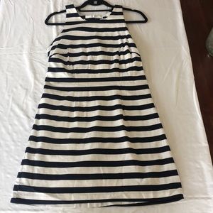 BB Dakota Navy & White Striped Dress